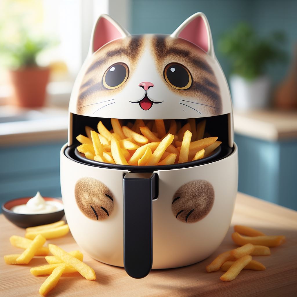 Cat-Shaped-Air-Fryer