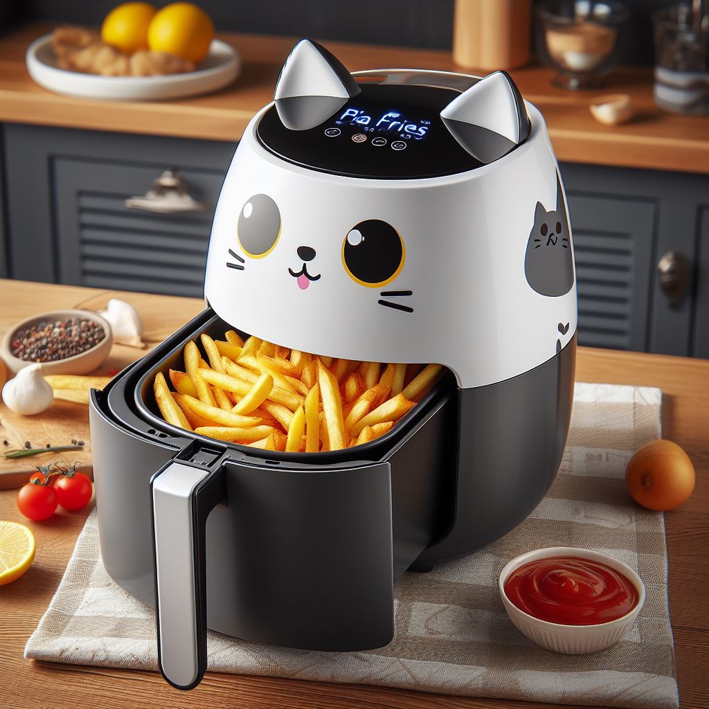 Cat-Shaped-Air-Fryer