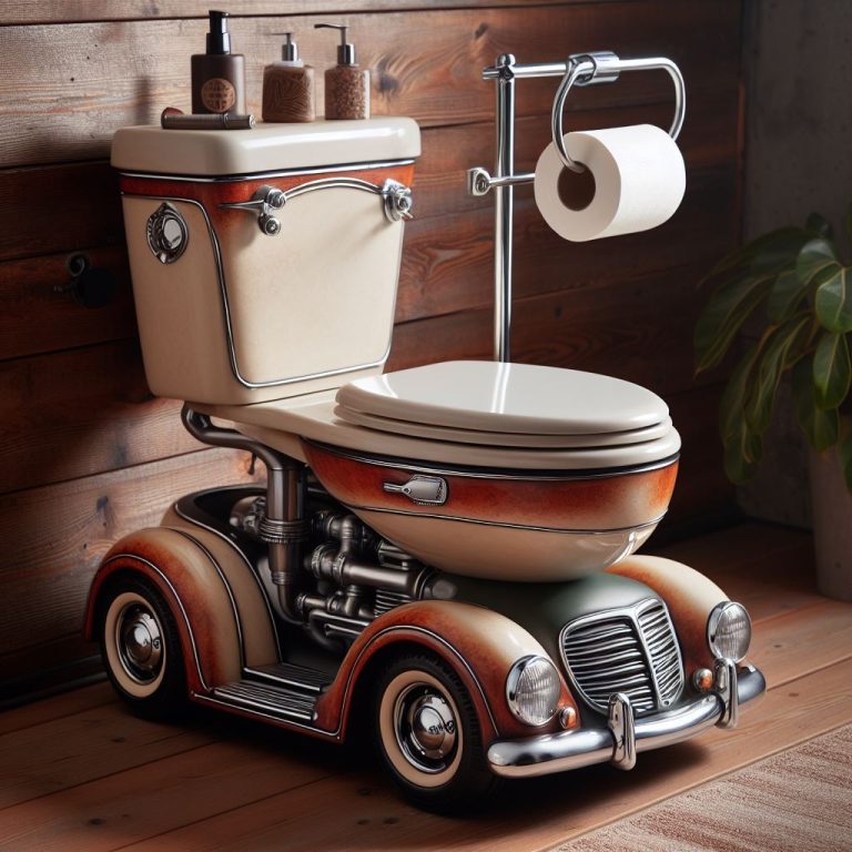 Classic Car-Shaped Toilet: The Perfect Classic Style Choice