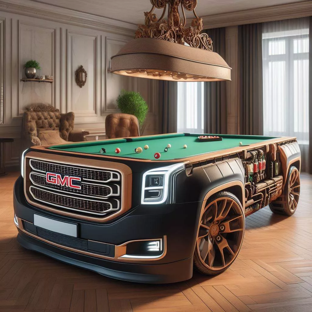 GMC-Car-Inspired-Pool-Table