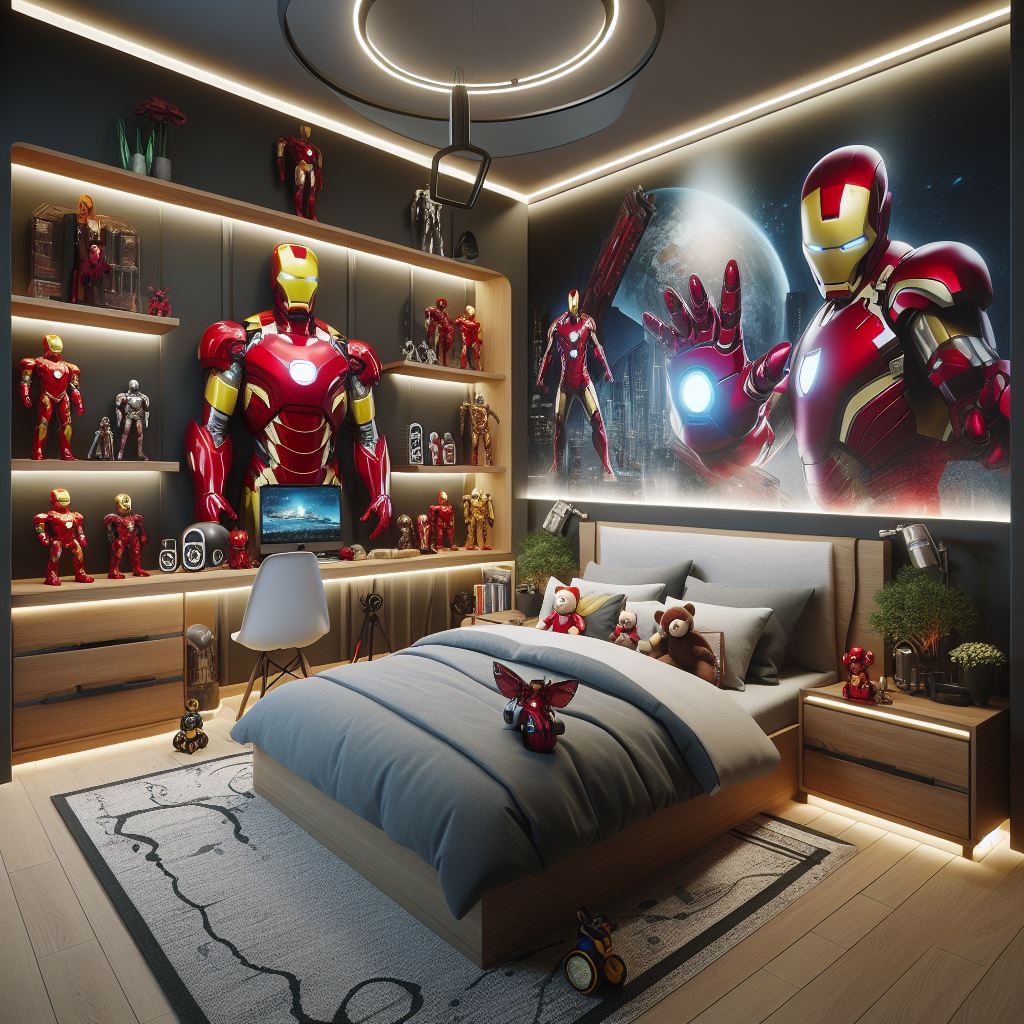 Iron-Man-Inspired-Bedroom