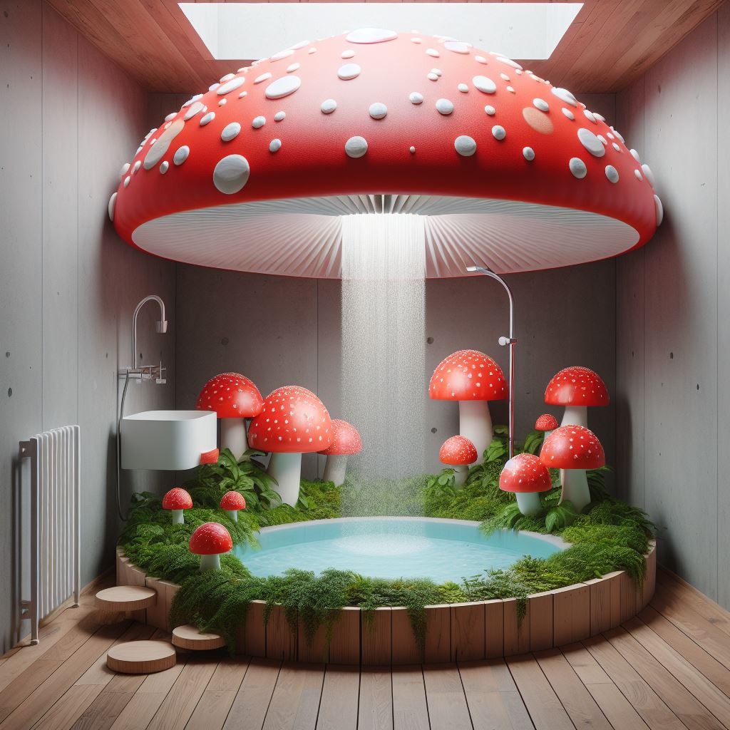 Mushroom-Shaped-Shower