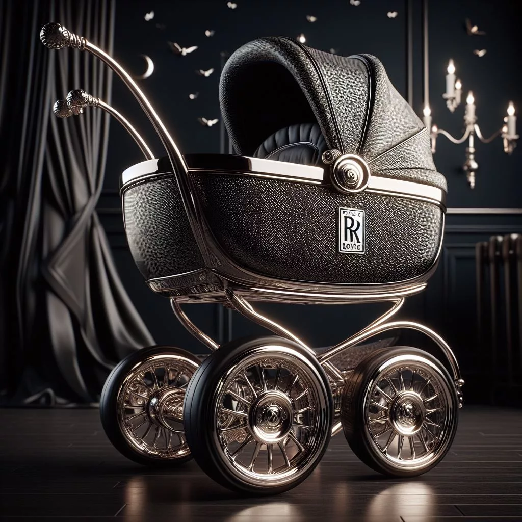 Rolls-Royce-Inspired-Baby-Stroller