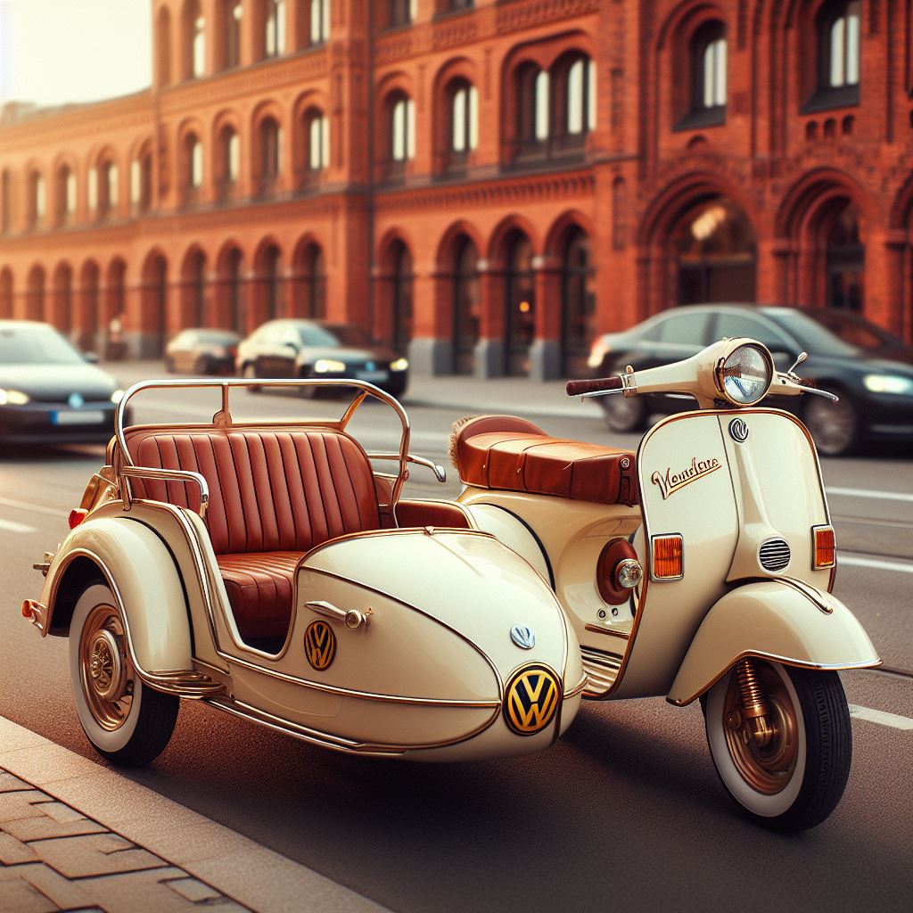 Sidecar-VW-Designed-Scooter