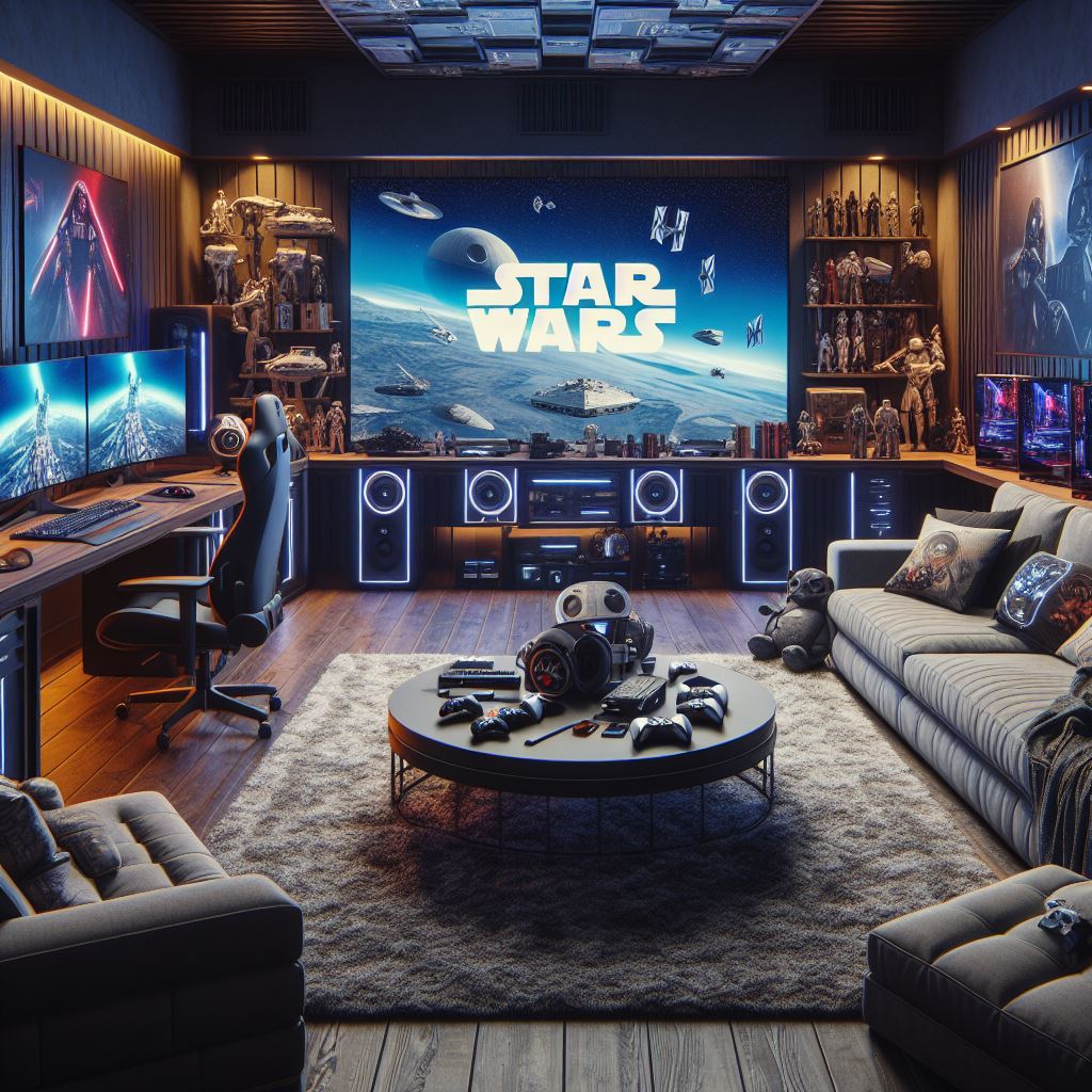 Star-Wars-Theme-Gaming-Room