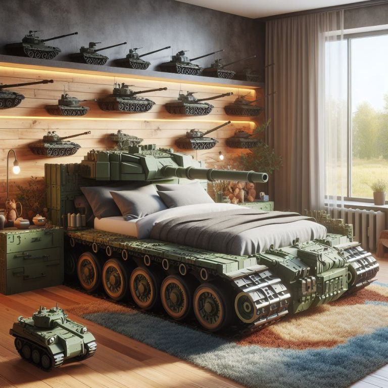 Tanks-Shaped Bed: A Unique Twist on Bedtime Adventures