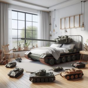 Tanks-Shaped Bed: A Unique Twist on Bedtime Adventures