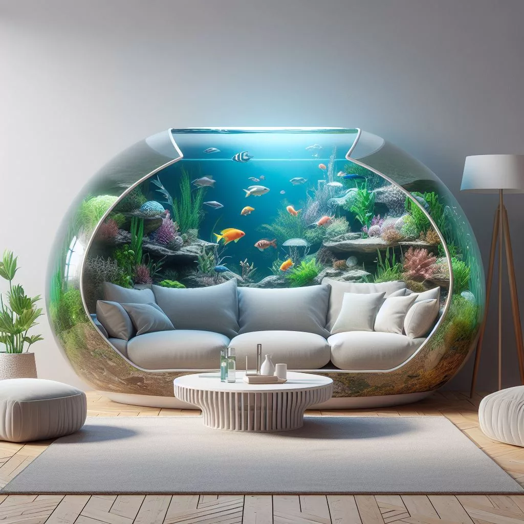 Aquarium-Sofa