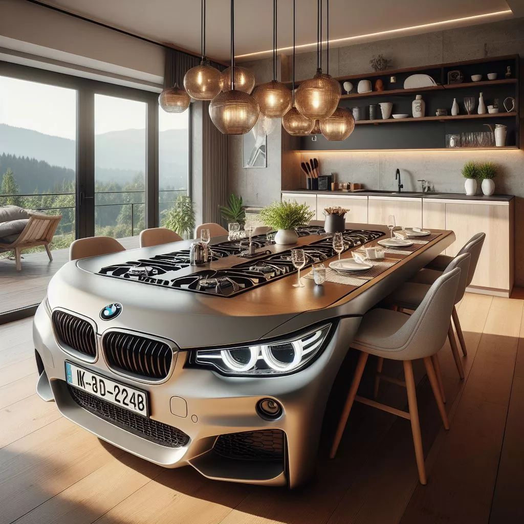 BMW-Shaped-Dining-Table