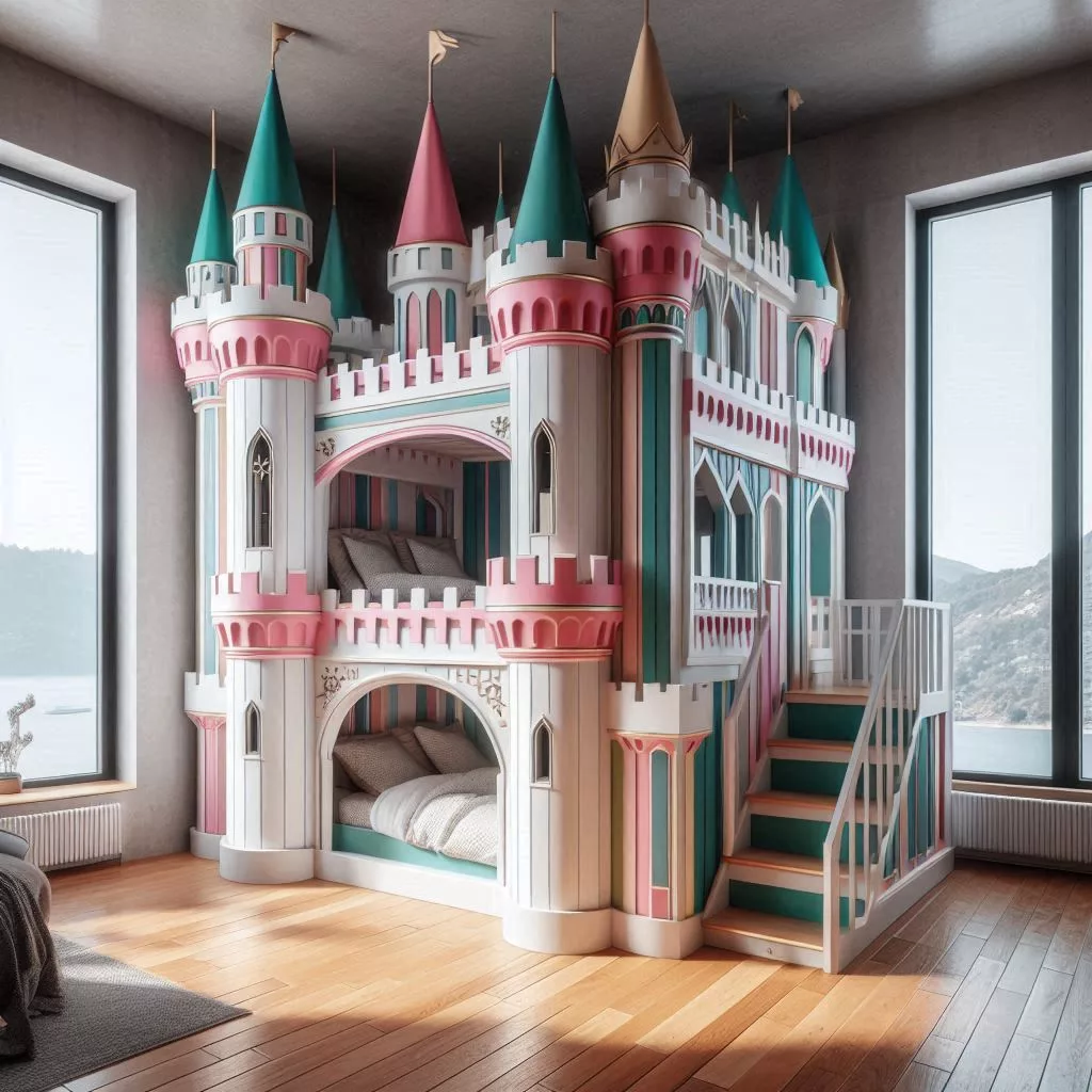 Castle-Shaped Bunk Beds: Transforming Kids' Rooms