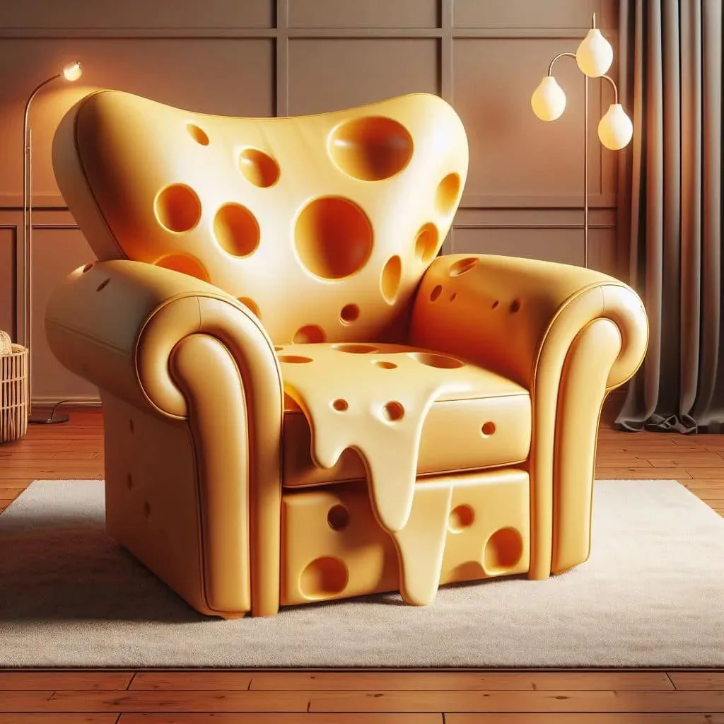 Cheese-Inspired-Sofa-Chair