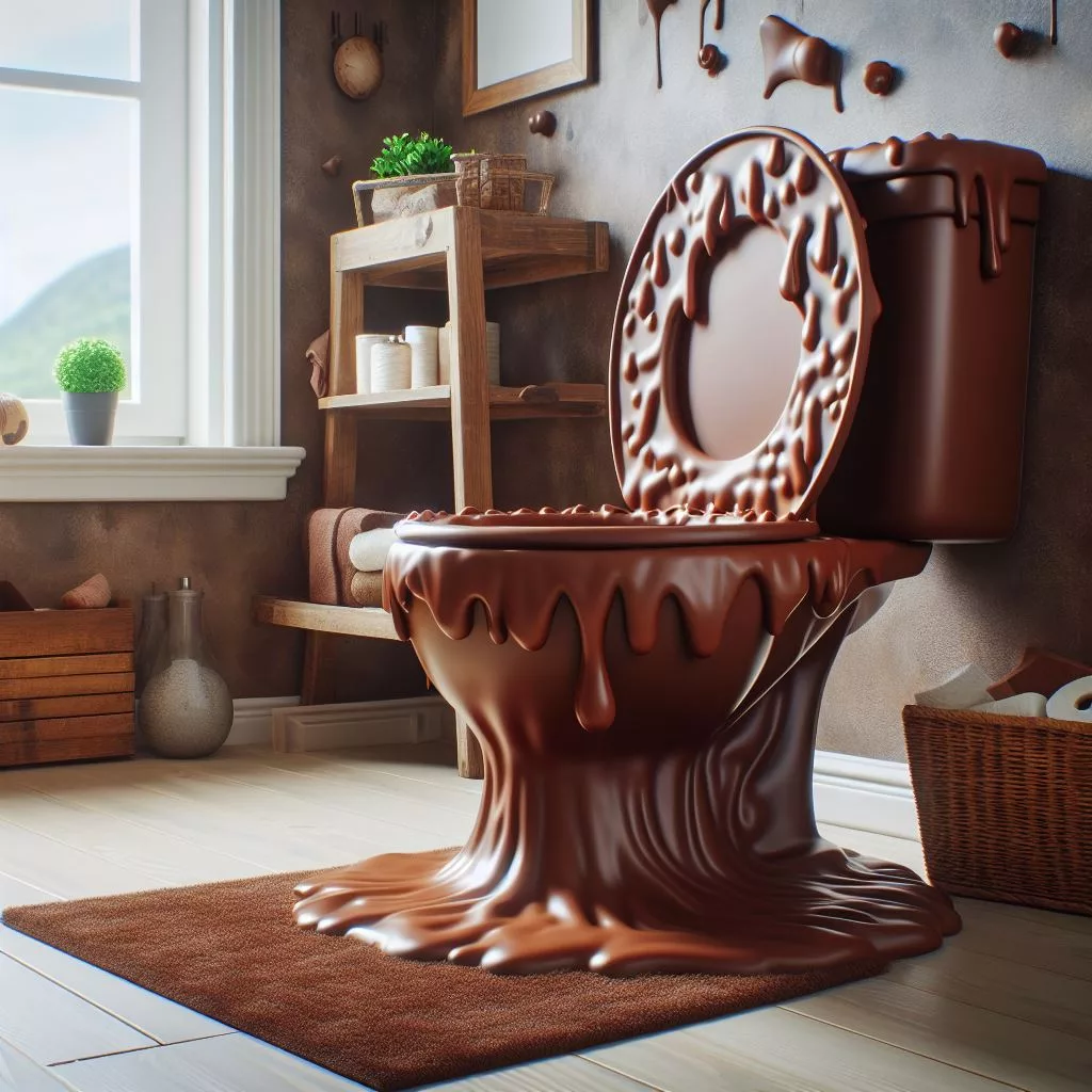 Chocolate-Inspired Toilet