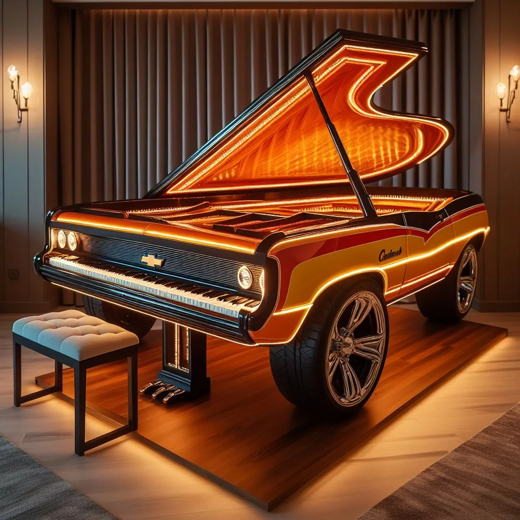 Classic-Chevrolet-Camaro-Shaped-Piano