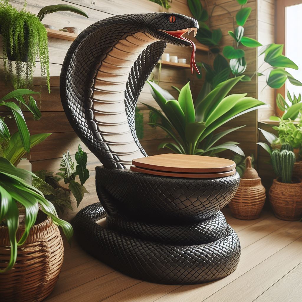 Cobra-Shaped-Toilet