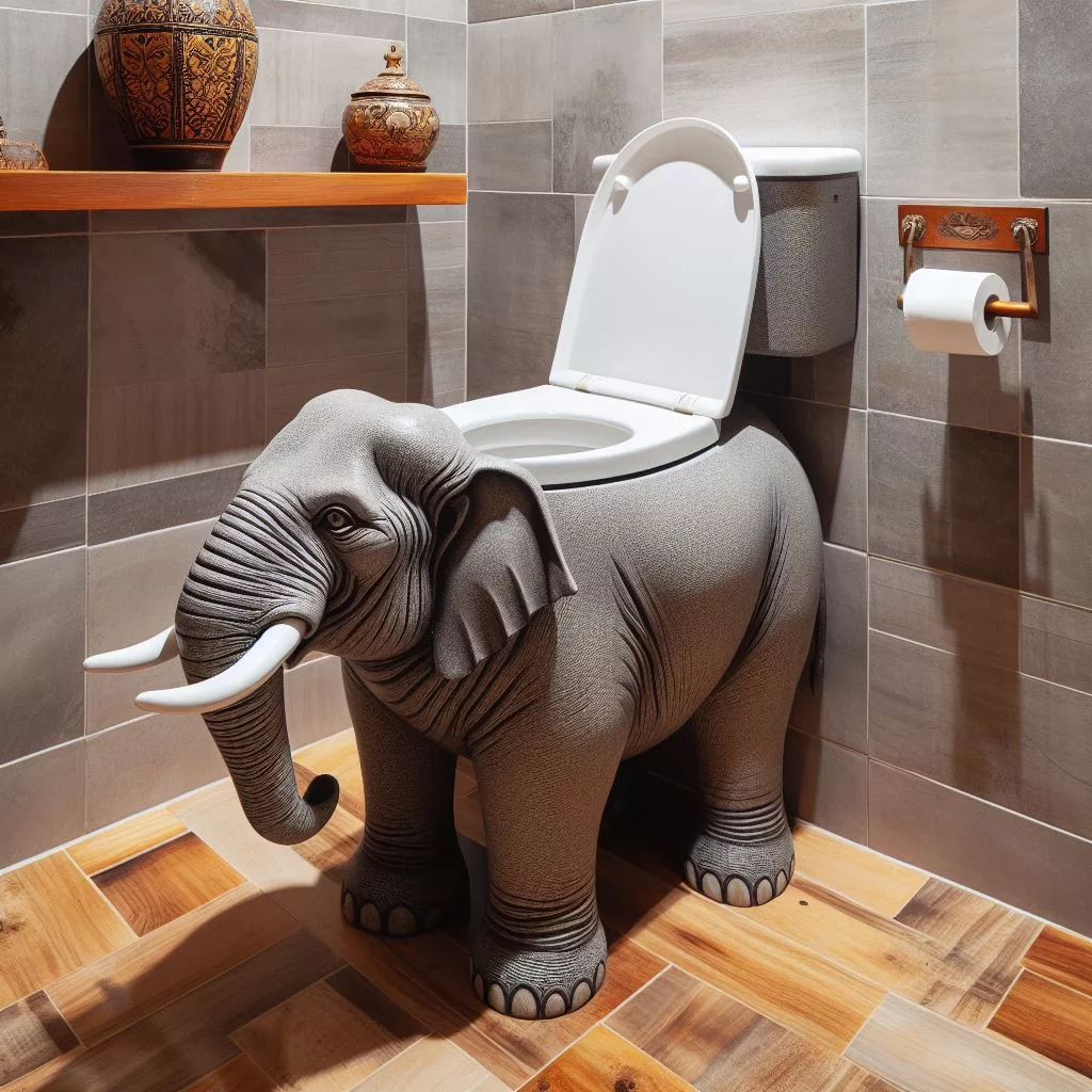 Elephant-Shaped-Toilet