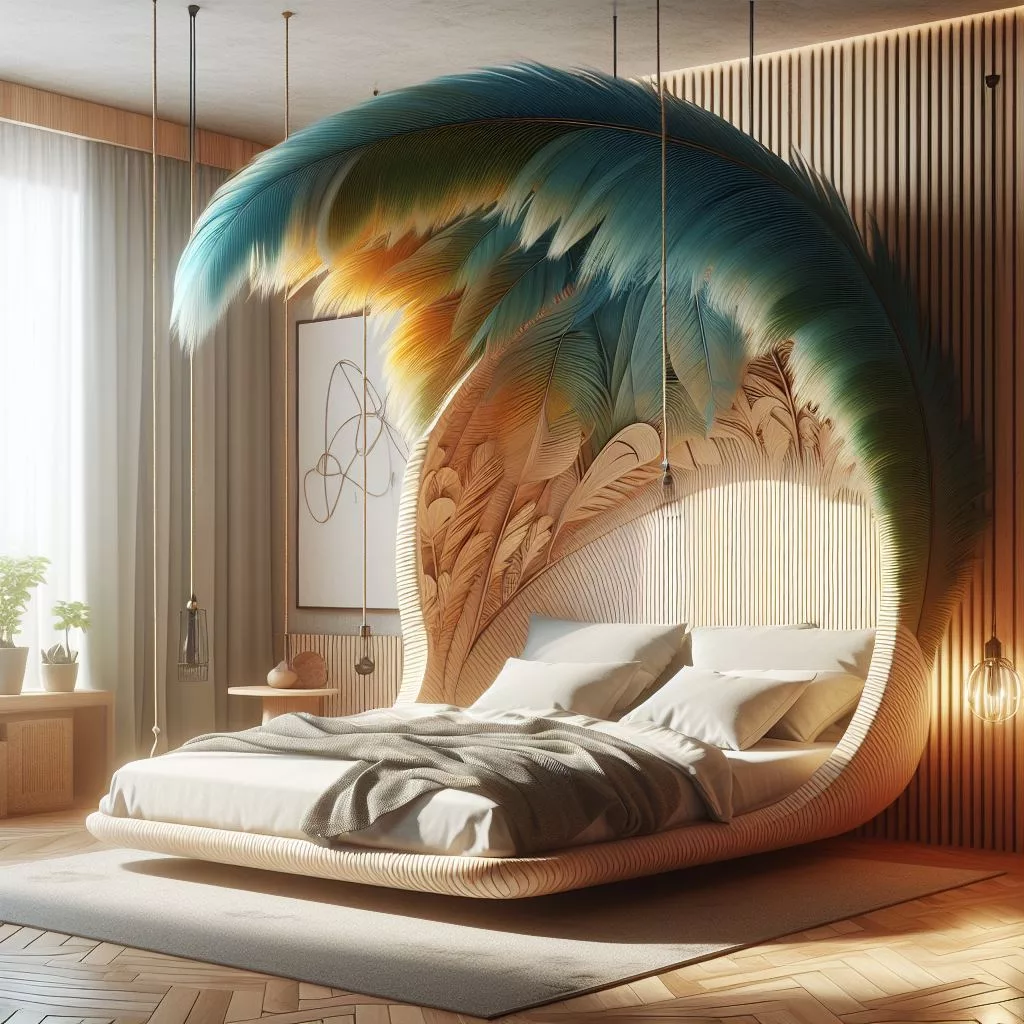 Feather-Hanging-Bed