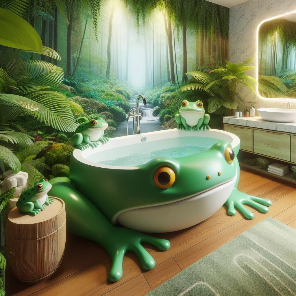 Frog-Shaped-Bathtub