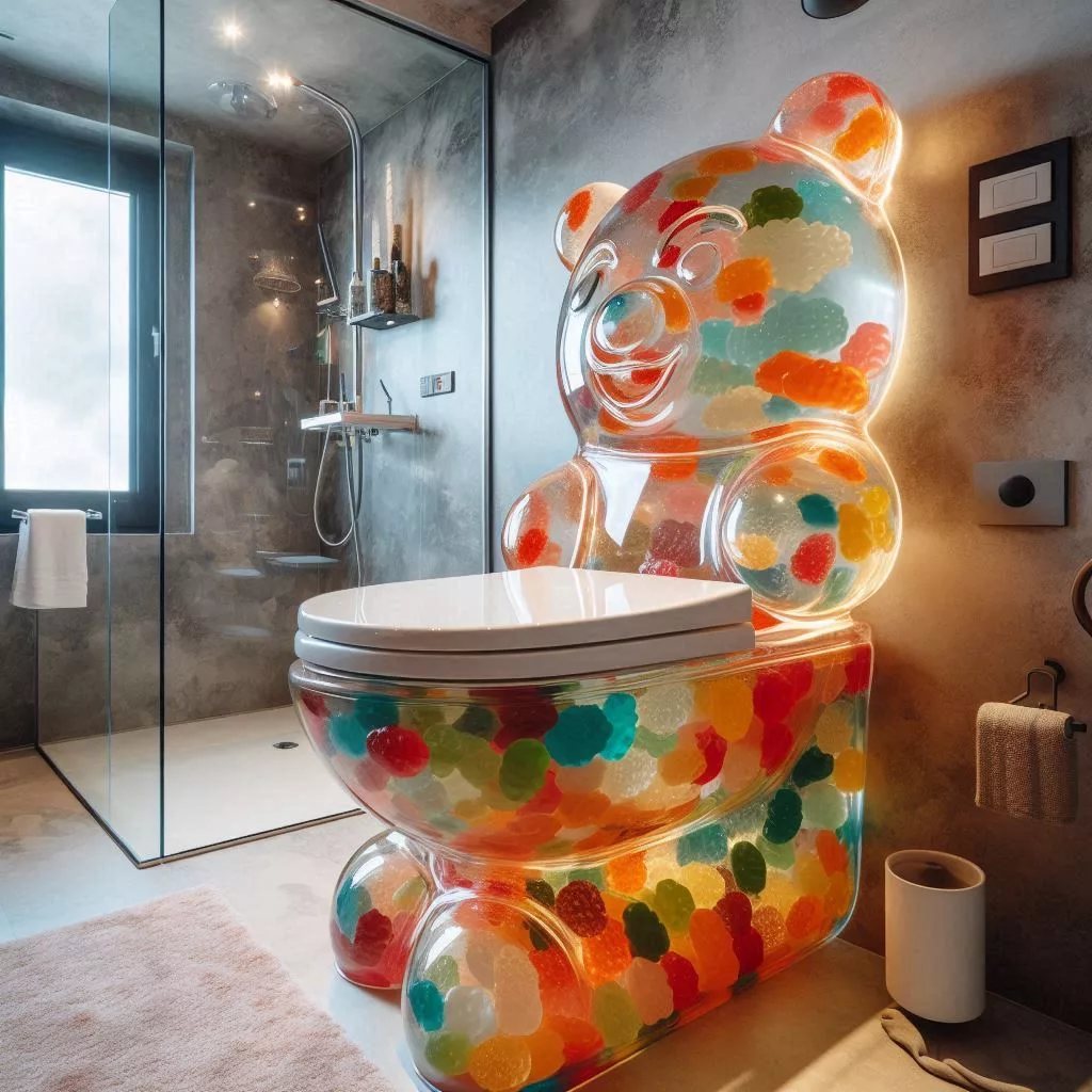 Gummy Bear-Shaped Toilets