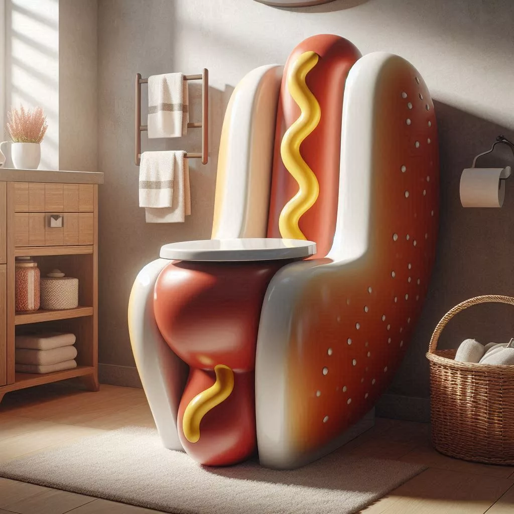 Hotdog-Shaped-Toilet