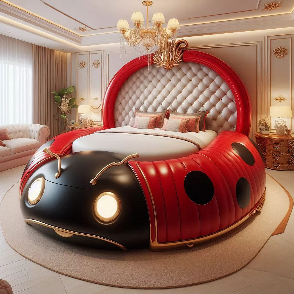 Ladybug-Shaped Bed: Discover the Charm For Your Bedroom