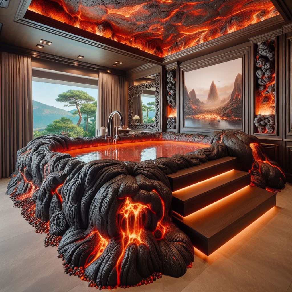 Lava-Inspired-Bathtub