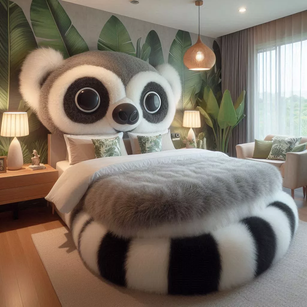 Lemur-Shaped-Bed