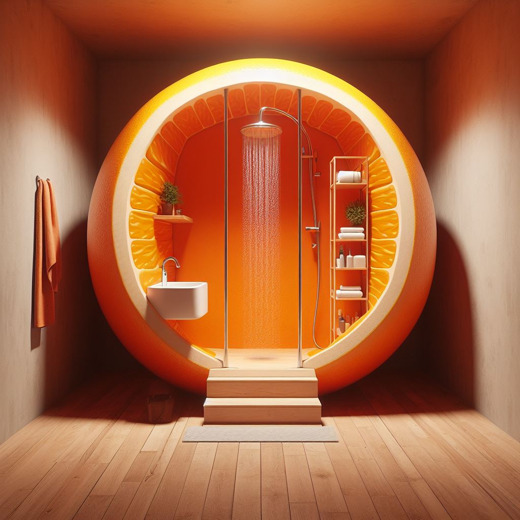 Orange-Shaped-Bathroom