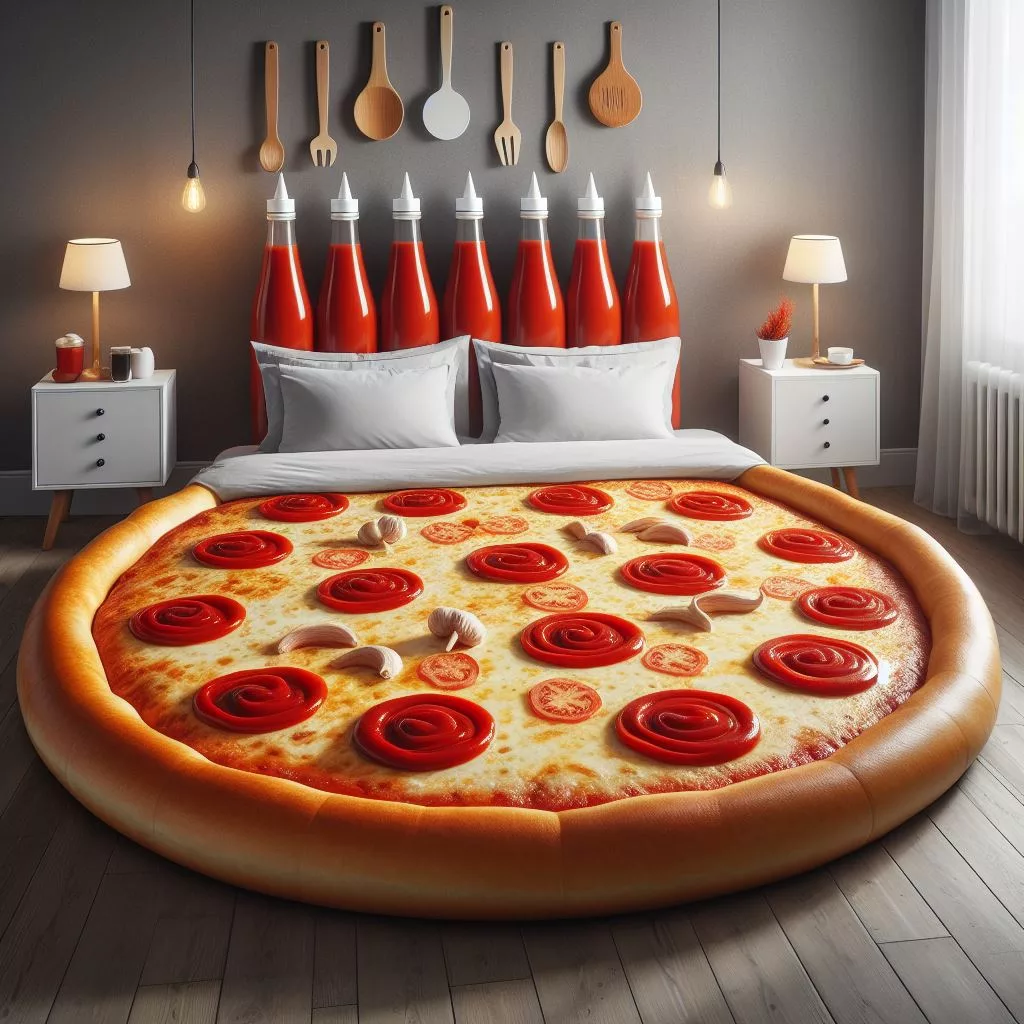 Pizza-Shaped-Bed