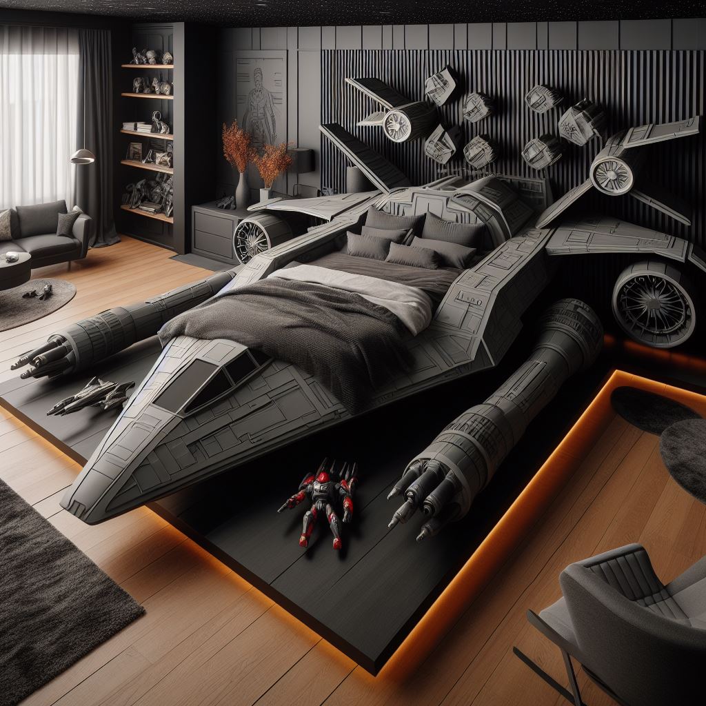 QuinJet-Shaped-Bed