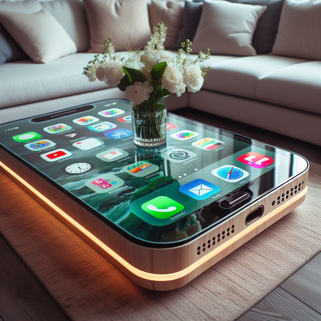 Smartphone-Shaped-Coffee-Table