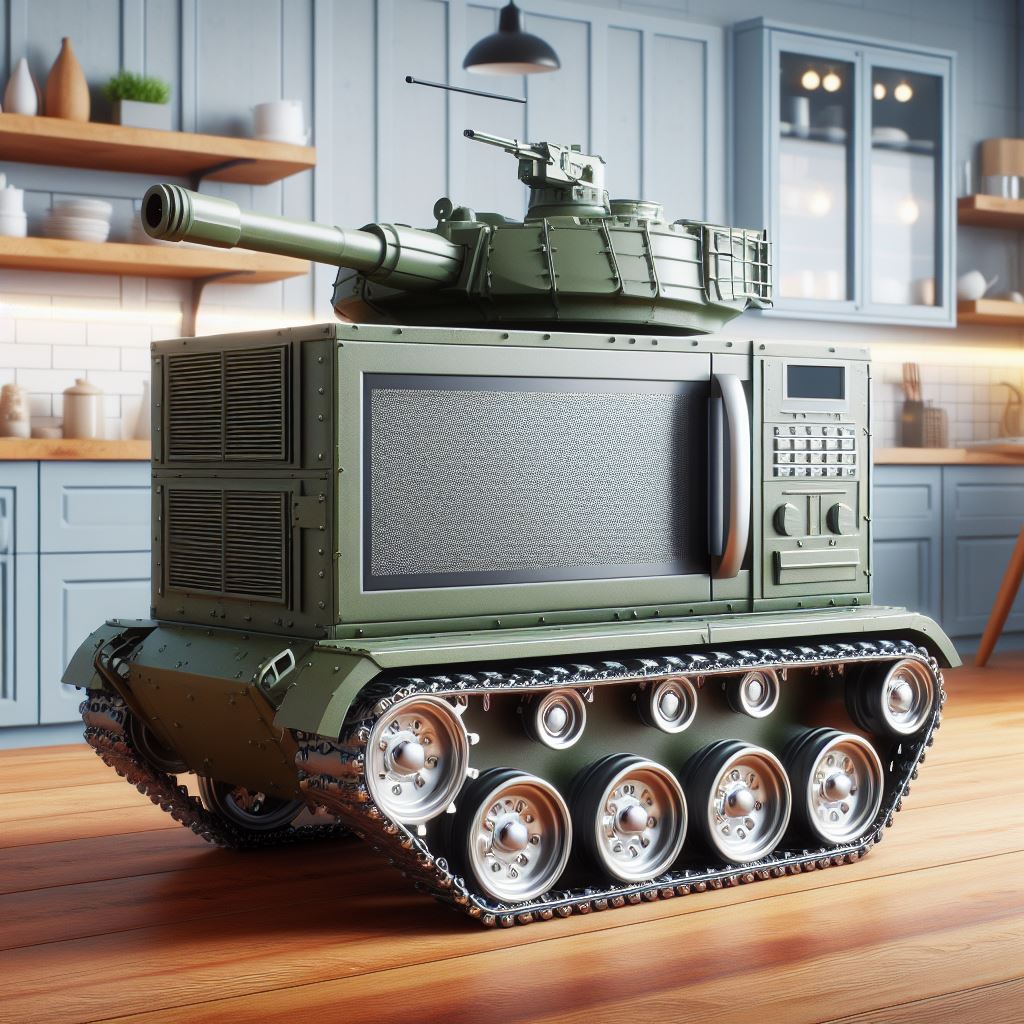 Tank-Shaped-Microwave