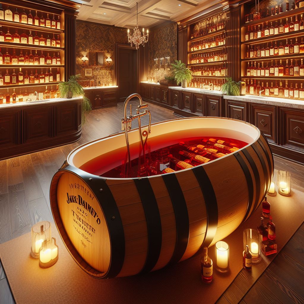 Wine-Barrel-Shaped-Bathtub