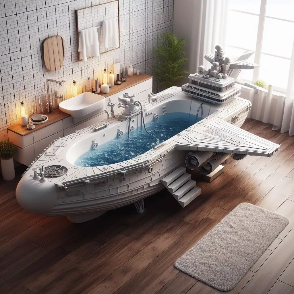 Aircraft-Carrier-Shaped-Bathtub