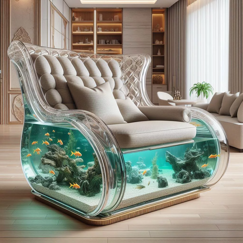 Aquarium-Shaped Chair: Dive into Comfort with A Unique Addition to Your ...