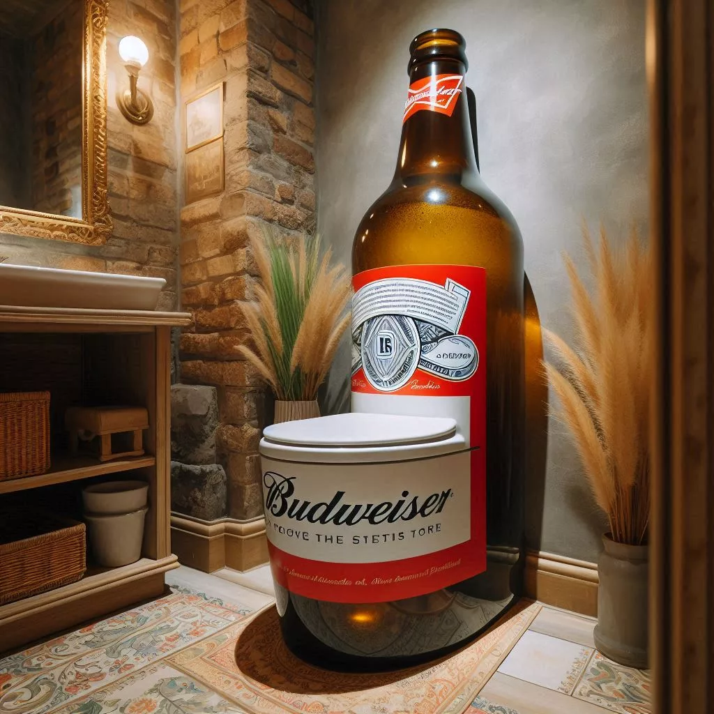 Budweiser-Bottle-Shaped-Toilet