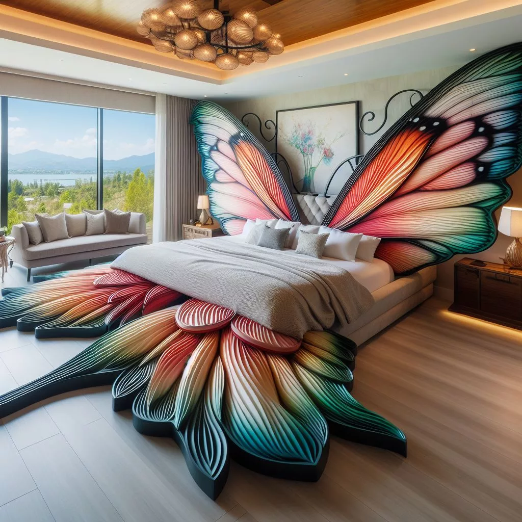 Butterfly-Shaped-Bed