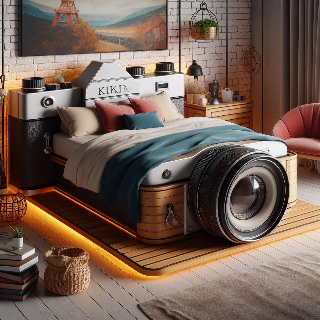 Camera-Shaped-Bed