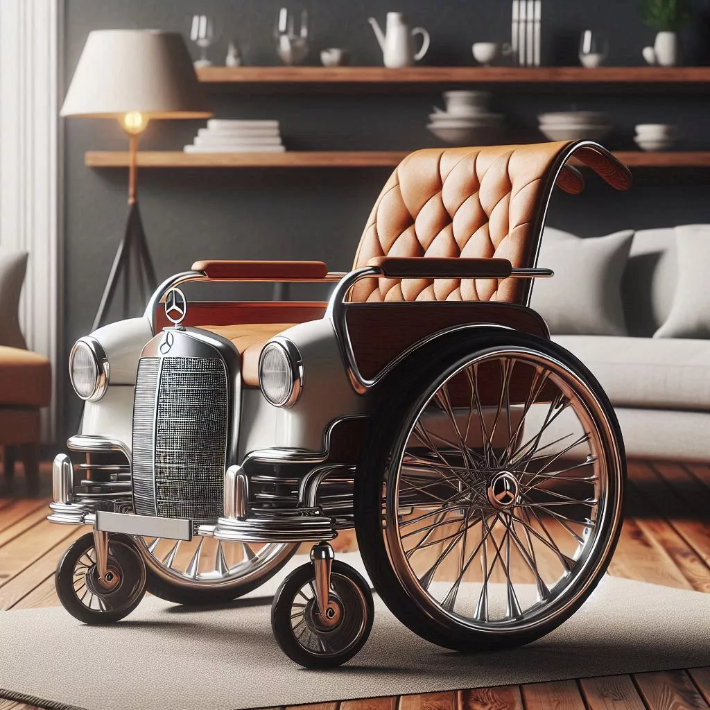 Classic-Mercedes-Inspired-Wheel-Chair