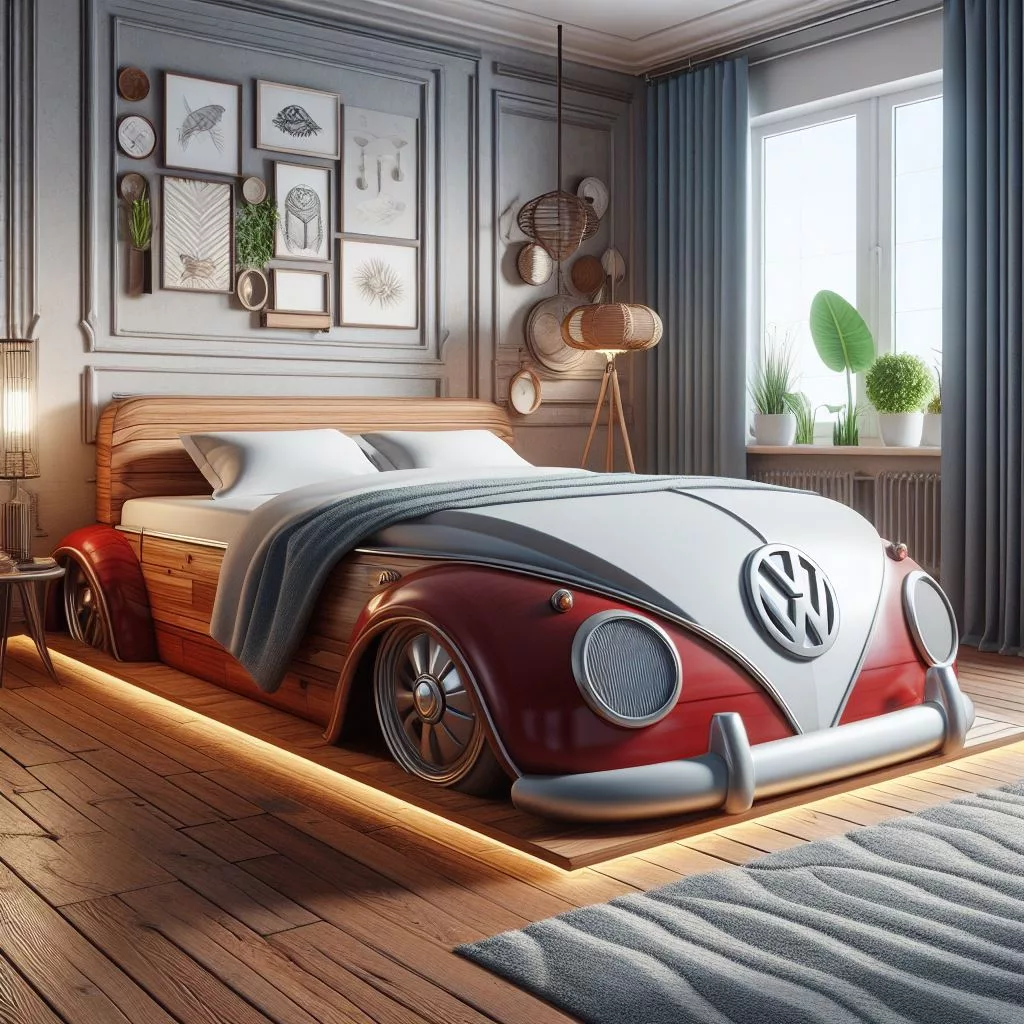 Classic-Volkswagen-Inspired-Bed