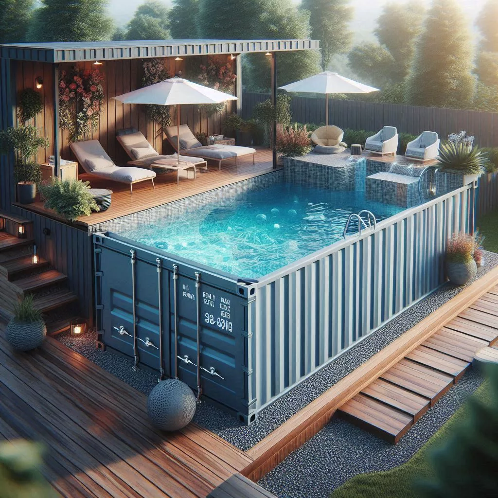 Dive into Luxury with a Container-Shaped Pool: The Ultimate Backyard ...