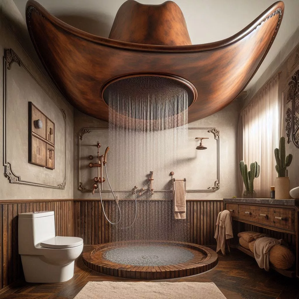 Cowboy-Hat-Shaped-Shower