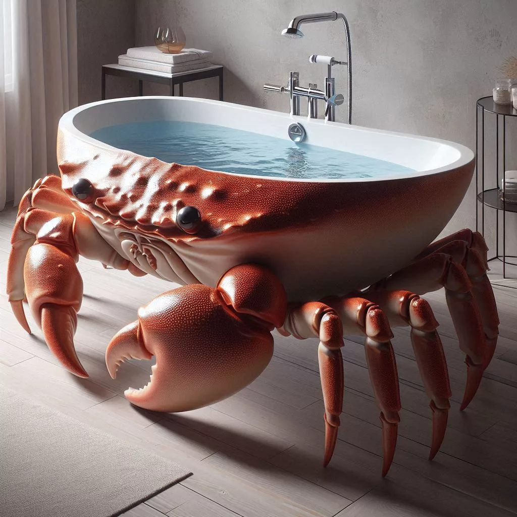 Crab-Shaped-Bathtub