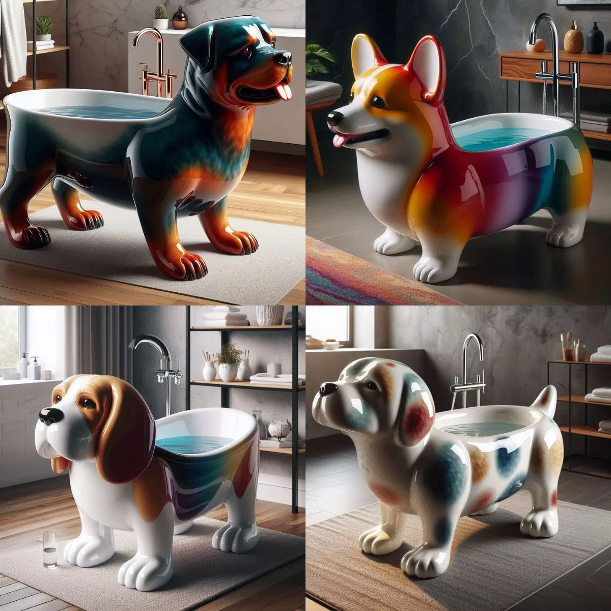 Dog-Shaped-Bathtub