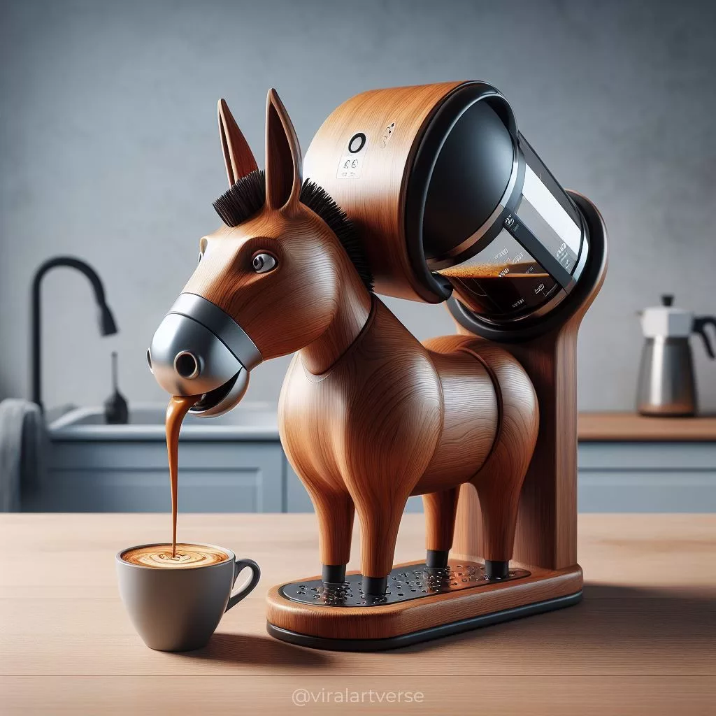 Donkey-Shaped-Coffee-Maker