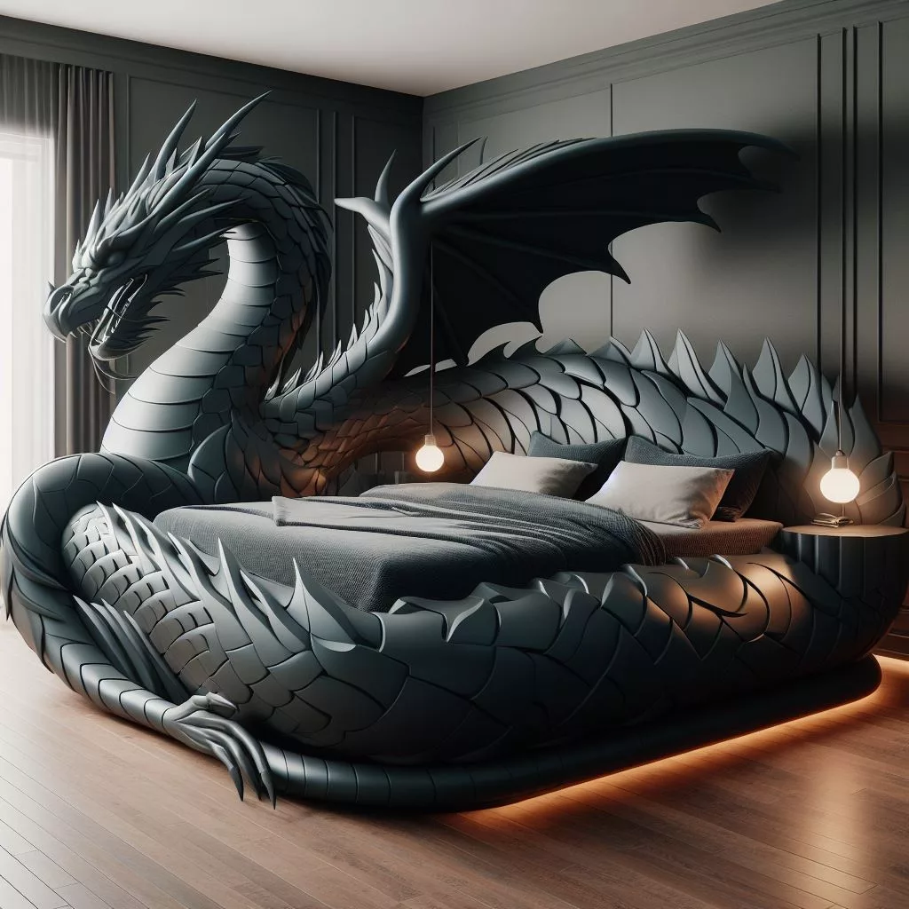 Dragon-Shaped-Bed