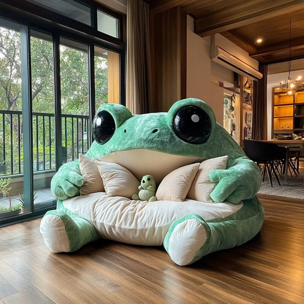 Frog-Shaped Sofa