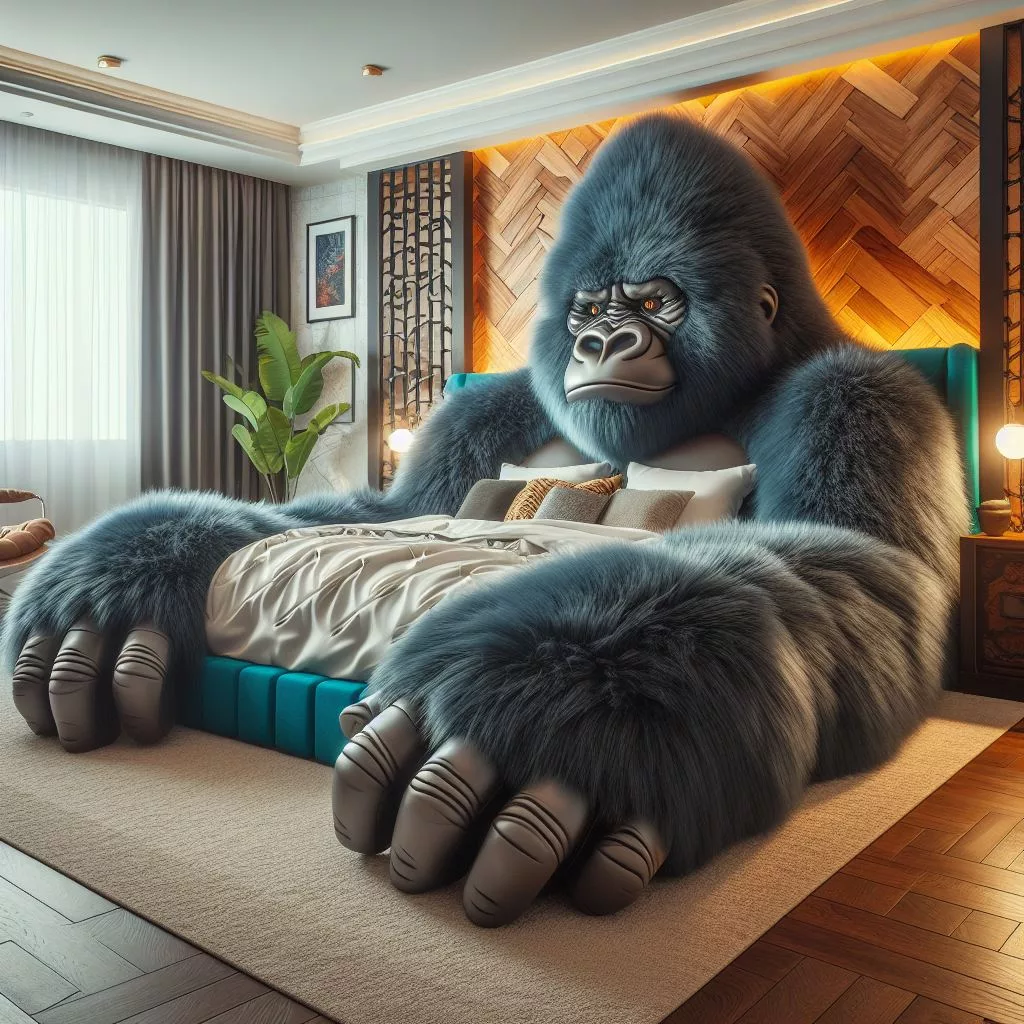 Transform Your Bedroom with a Gorilla-Shaped Bed: The Ultimate Unique ...