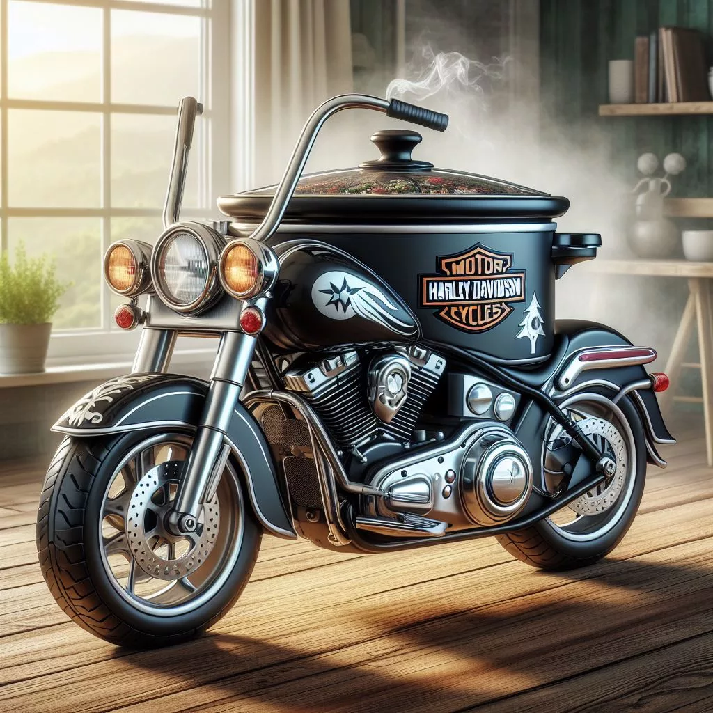 Harley-Davidson-Shaped-Slow-Cooker