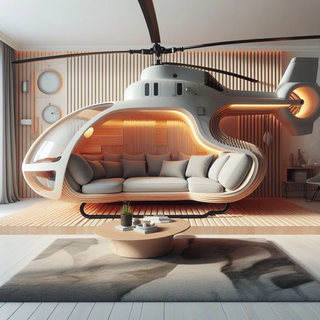 Helicopter-Shaped-Sofa