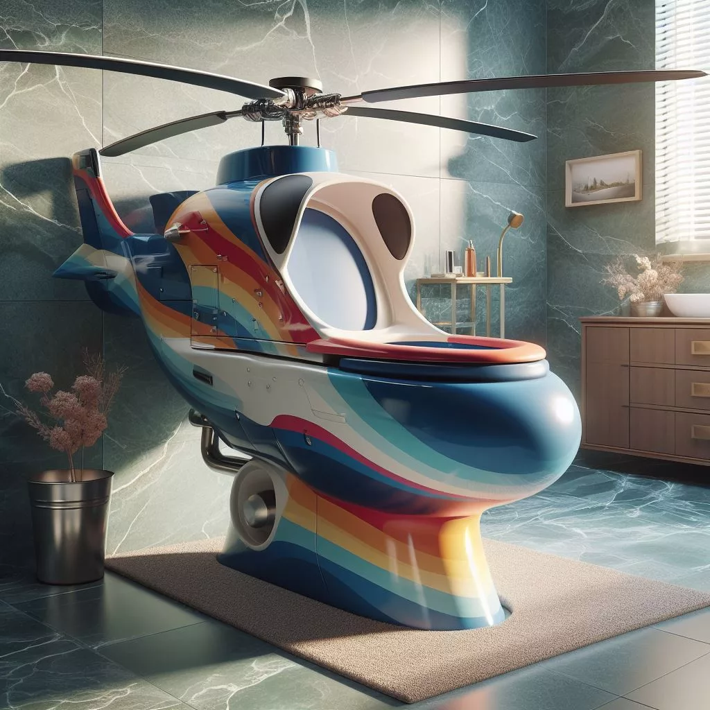 Helicopter-Shaped-Toilet